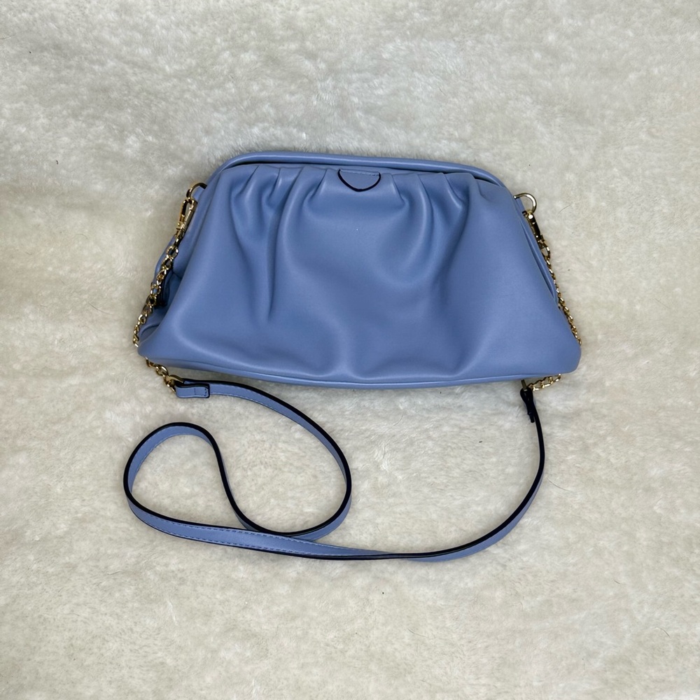 a new day Lavender Crossbody Bag with Gold Chain